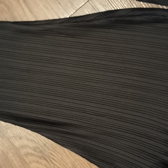 Arthur Black Gathered Pleated Ribbed Flare Leg Pants A6 - Picture 8 of 8